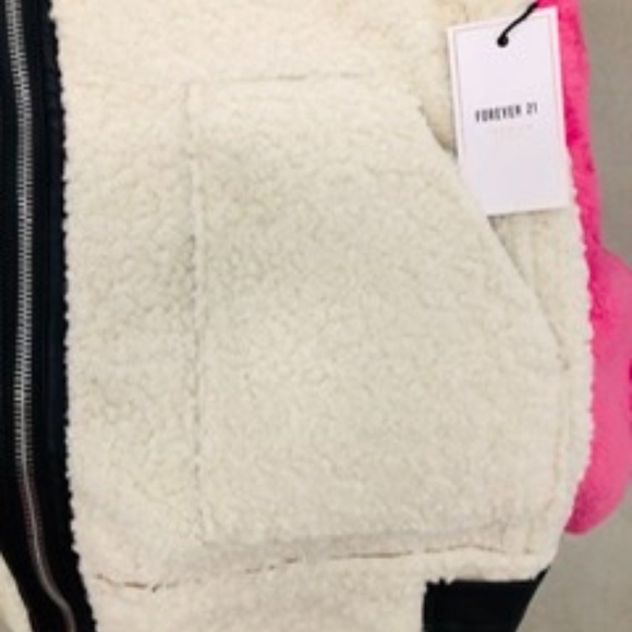 Teddy Bear Faux Fur Jacket, S, NWT - Picture 4 of 9